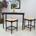 thumbnail image 6 of Contemporary Home Living Rectangular Bar Table with Spindle Legs - 48"- Black, 6 of 7
