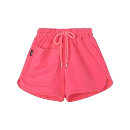 

Toddler Shorts Girls Shorts Decorative Drawstring Solid Color Summer Lovely Clothes Girls Child Kids Baby Clothing Dailywear