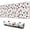 White Cow Dot, variant on Long Mouse Pads for Desk,Pink Cow Strawberry Pattern Desk Mats on Top Of Desks, Desk Mouse Pad Extra Large with 3mm Non-Slip Base and Stitched Edge for Gaming,Office,Work,Home 31.5"x11.8"