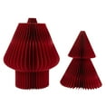 thumbnail image 4 of Northlight Accordion Honeycomb Foldable Paper Christmas Tree - 3' - Red, 4 of 7