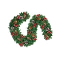 thumbnail image 2 of Kezqiaxn Christmas Cedar Garland, 8.86Ft Christmas Garlands, Encrypted Artificial Garland Norfolk Pines Garland Berry Christmas Wreath Garland for Mantle Home Staircase Fireplace Decor Green, 2 of 3