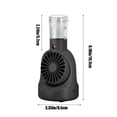 thumbnail image 3 of Rechargeable Handheld Misting Fan, Personal Cooling Spray Fan with 4 Speeds for Outdoor, Travel, Office, Desktop, 3 of 9