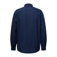 thumbnail image 4 of AZoiNM Men's Slim Fit Business Long Sleeve Shirt Wrinkle-Free Moisture Wicking Polyester, 4 of 10