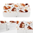thumbnail image 4 of Squirrel Earring Organizer Jewelry Box with Removable Compartment and Portable Design, 4 of 6