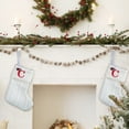 thumbnail image 4 of OEFNTAC Christmas Decorations Christmas Ornaments Knitted White Embroidered Letter Christmas Socks for Hanging on Christmas Tree, 4 of 5