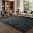 thumbnail image 3 of Alfombra de Área Noahas Fluffy 5x8 para Dormitorio y Sala - Gris, 3 of 8