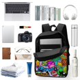 thumbnail image 3 of Geometry Dash 17 Inch Backpack Durable Rucksack Multi-Functional Daypack Knapsack, 3 of 8