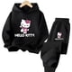 thumbnail image 5 of Conjuntos de sudaderas con capucha Conjunto de ropa para niños Ropa de Hello Kitty para niños Ropa para niñas Tops Pantalones Trajes de 4 a 14 años Trajes con capucha Suéter, 5 of 5