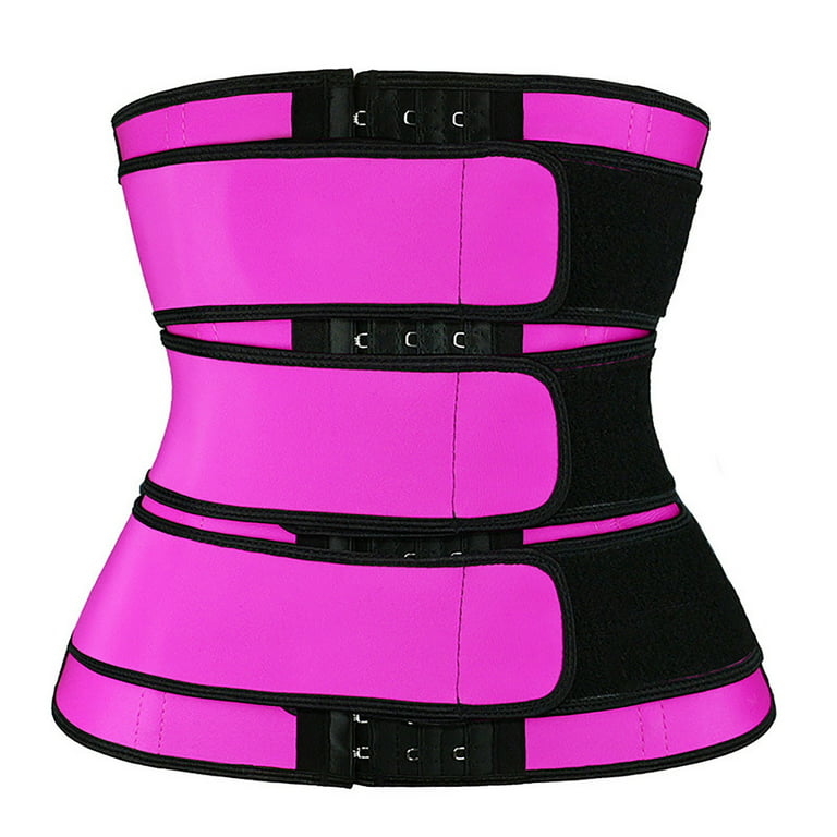 SQUEEZ ME SKINNY Latext Waist Trainer 3 Hook Corset for Belly Fat Torso  10inch at  Women's Clothing store