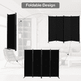 thumbnail image 4 of Room Divider Portable Room Dividers and Folding Privacy Screens, 88'' W Fabric Divider for Room Separation, 4 Panel Partition Room Dividers Freestanding Wall Divider Screen for Dorm Studio Office., 4 of 6