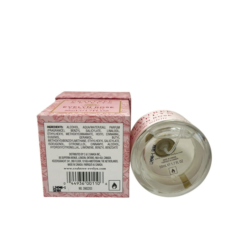 Crabtree & Evelyn Evelyn Rose 1.7 oz Eau De Toilette - Walmart.com