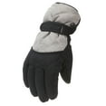 thumbnail image 3 of Kids Winter Cold Weather Ski Gloves Boy-Girl Warm Windproof Snow Gloves Grey 4-7 Years, 3 of 8