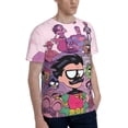 thumbnail image 4 of Teen Titans Go Mens 3d Print Casual Short Sleeve T Shirts Tee Tops, 4 of 7