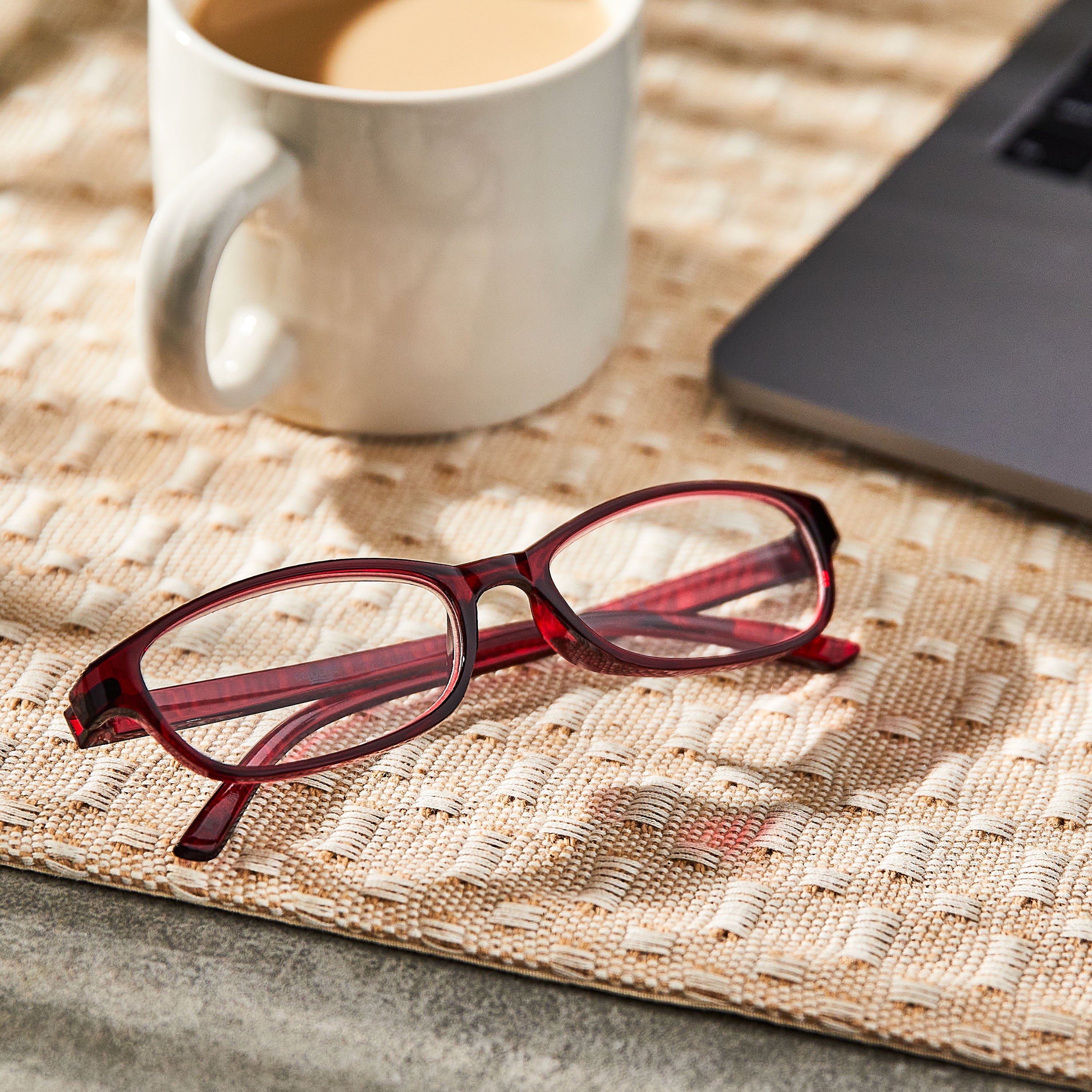 Equate 3-pack Women's Rectangular Reading Glasses Ts-2012, +1.75