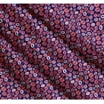 thumbnail image 3 of Soimoi Blue Cotton Cambric Fabric Lips Women Print Fabric by the Yard 42 Inch Wide, 3 of 7