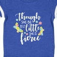 thumbnail image 4 of Inktastic Though She Be but Little She is Fierce Shakespeare Girls Baby Bodysuit, 4 of 5