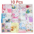 thumbnail image 2 of Cotton Gauze Muslin Square Lovely Flower Flower hand towel Handkerchief Towel Pattern Random, 2 of 6
