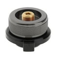 thumbnail image 2 of S SERENABLE Réchaud de Camping Adaptateur de Gaz Butane Convertisseur Cartouche de Carburant pour Long Réservoir Gris Type B Gris, 2 of 9