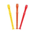 thumbnail image 2 of Ohmyroo 3-Pack Junior Plastic Descant Recorders Early Educational Wind Instrument, 2 of 6