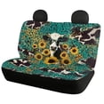 thumbnail image 6 of Pzuqiu Leopard Cow Car Seat Cover Car Super Breathable Seat Covers Full Set Easy to Install Vehicle Cushion Protectors Interior Accessories Cars Interior Covers For Sedans Trucks, Green, 6 of 7