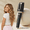 Black, variant on SWAYVOO Automatic Curling Iron, Ceramic Barrel Hair Curler with Anti-Tangle and Anti-Burn Protection, Adjustable Temperature and Timer, Fast Heating Portable Styling Tool, All Hair Types, White