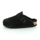 thumbnail image 2 of Zueco Birkenstock Boston de piel de gamuza negra 38, 2 of 5