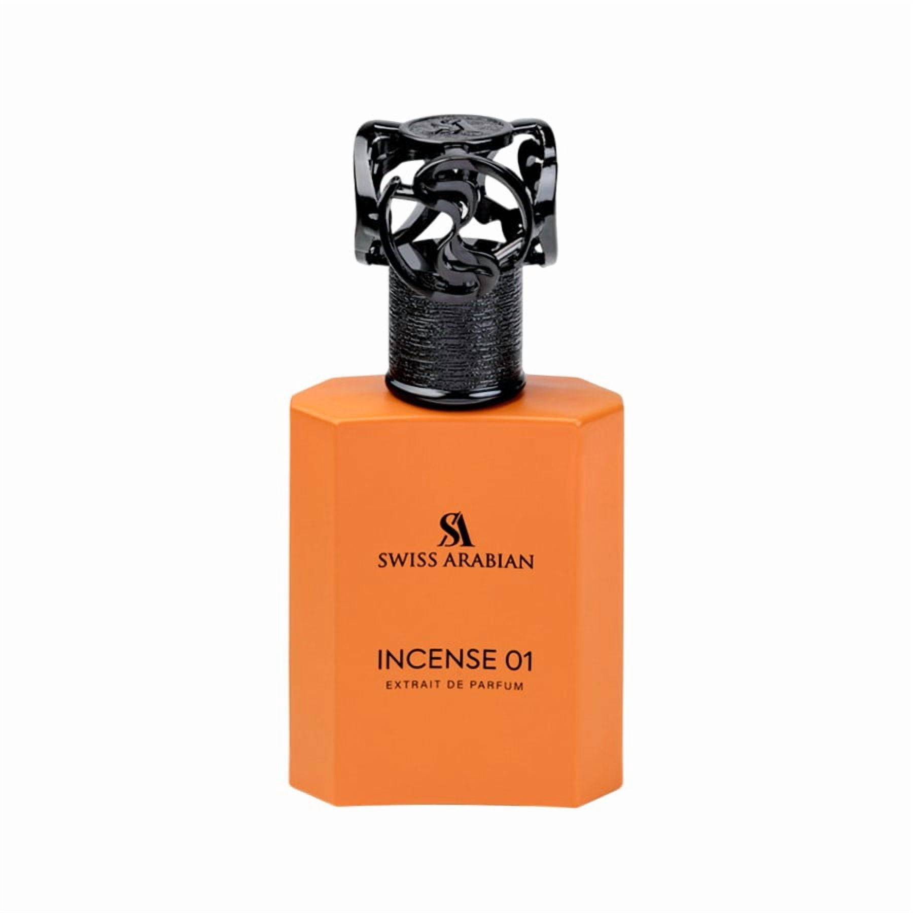 Incense 01 by Swiss Arabian, 1.7 oz Extrait De Parfum for Unisex
