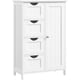 thumbnail image 3 of VASAGLE Armario de Baño, Armario con Puerta, Gabinete de Baño con 4 Cajones, Estante Ajustable, 30 x 55 x 82 cm, Blanco Nube, 3 of 6
