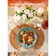thumbnail image 3 of Cuencos para pasta, juego de 6 cuencos blancos para servir ensalada de 22 onzas, platos de porcelana de 7,6 pulgadas para servir cenas y ensaladas, aptos para microondas y lavavajillas, 3 of 6