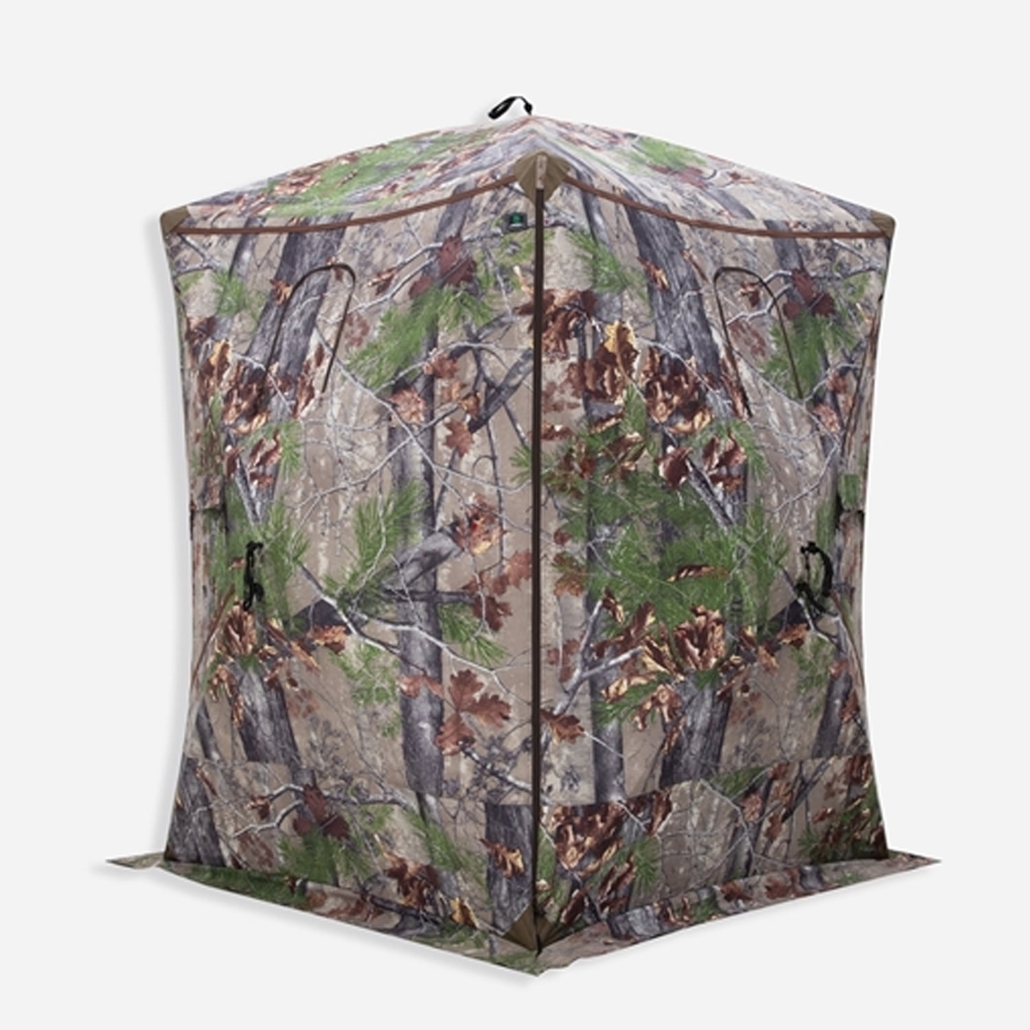Barronett Blockout 300 Pop Up 3 Person Hunting Ground Blind Tent, Backwoods Camo