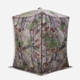 thumbnail image 3 of Barronett Blockout 300 Pop Up 3 Person Hunting Ground Blind Tent, Backwoods Camo, 3 of 12