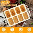 thumbnail image 2 of HLONK Mini Loaf Pan Silicone Loaf Baking Mold Easy Release Silicone Bread Loaf Pan Nonstick Mini Bread Pan Smooth Silicone Loaf Pan Portable Silicone Bread Baking Mold for Home Kitchens, 2 of 10