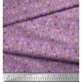 thumbnail image 2 of Soimoi Moss Georgette Fabric Seashell,Starfish & Sea Horse Ocean Fabric Prints by Yard 42 Inch Wide, 2 of 3