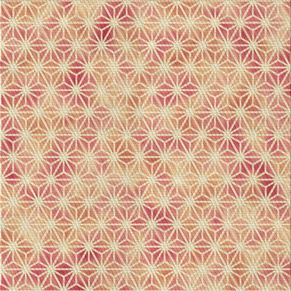 Ahgly Company Indoor Square Patterned Khaki Gold Area Rugs, 7' Square