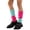 Hot Pink, variant on Women's Stockings 80s 90s Leg Warmers For Women Neon Ribbed Leg Socks Stylish Accessories Colorful Fluorescent Wool Knitted Sock Sleeves Blue One Size