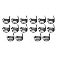 thumbnail image 2 of Ounissouiy 8 piezas de servilletas de Halloween, decoración de anillos, pañuelos de , soporte de papel, comedor, boda, fiesta, decoración de Negro 2Conjunto, 2 of 6