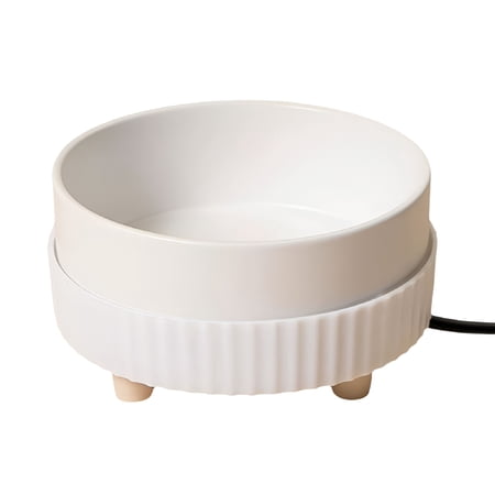 ACDANC Electric Heated Water Bowl for Cats Dogs Pet Water Dish Pet Feeder Bowl