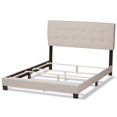 thumbnail image 4 of Bowery Hill Fabric Tufted Queen Bed in Light Beige, 4 of 8