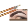 thumbnail image 1 of Women Fashion Gold Pole Waterproof And Sweat Proof Eyeliner Eyebrow Pencil 2in1 Eyeliner Pen Is Not Dizzy And Easy To Dye. Eyeliner Pen With Pencil Sharpener Is Suitable For Beginners, 1 of 5