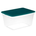 thumbnail image 1 of Sterilite Boîte de Rangement 55L - Bleu, 1 of 2
