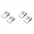 thumbnail image 1 of 4 Pcs Clips de Réparation de Pare-Brise de Voiture pour Accessoires de Réparation de Ressort Auto, 4 x Clips de Liaison de Pare-Brise, Argent, 1 of 5