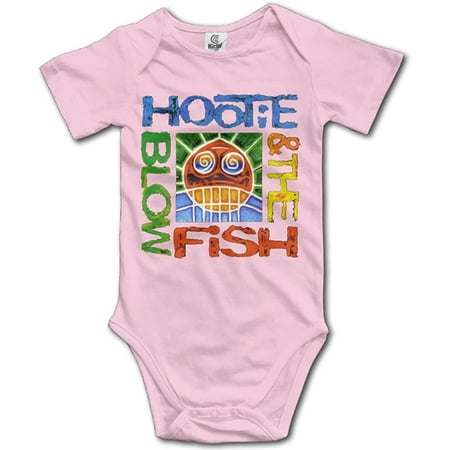 

Hootie & The Blowfish Logo Cartoon Short Sleeves Variety Baby Onesies Body Suits for Little Kids
