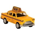 thumbnail image 2 of NYC Die Cast Taxi Cab Place Card Holder - New York City Pullback Taxicab Diecast, 2 of 2