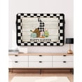 thumbnail image 3 of Outdoor TV Cover 40 to 43 Inch Weatherproof, Happy Easter Waterproof TV Screen Protector for Outside Decor with Zipper and Pocket 40"L x 25"H , Vintage Farm Check Plaid Rabbits Eggs, 3 of 7