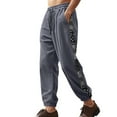 thumbnail image 1 of YDLCAFD Plaid Pants Men Male All Matching Button Trousers Pattern Color Block Pocket Beach Casual Pants, 1 of 8