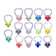 thumbnail image 1 of koolsoo 14x Swim Nose Clip Mixed Colors Waterproof Soft Silicone Gel for Adults Unisex, 1 of 7
