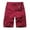 Red, variant on Plus Size Pants Men's Pure Color Outdoors Pocket Beach Work Trouser Cargo Shorts Pant Red 8(XL)