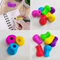 thumbnail image 2 of shiyou-10Pcs Silicone Pencil Grips for Children,Colorful Pencil Grippers Posture Correction Training Tools,Universal Ergonomic Handwriting Trainers Tool for Preschoolers Kids Students Writing Aid, 2 of 4