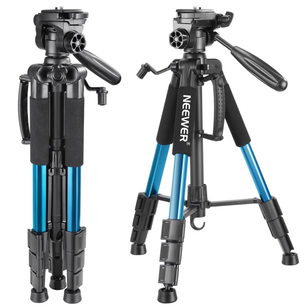 Neewer Portable 56 inches/142 centimeters Aluminum Camera Tripod with 3