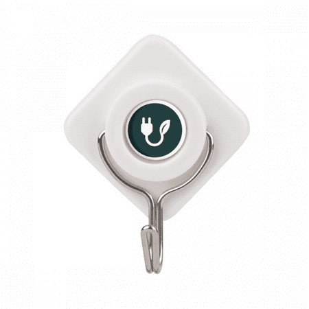 

Dark Green Charging Cable Plug Adhesive Wall Hooks Hanging Self Sticky